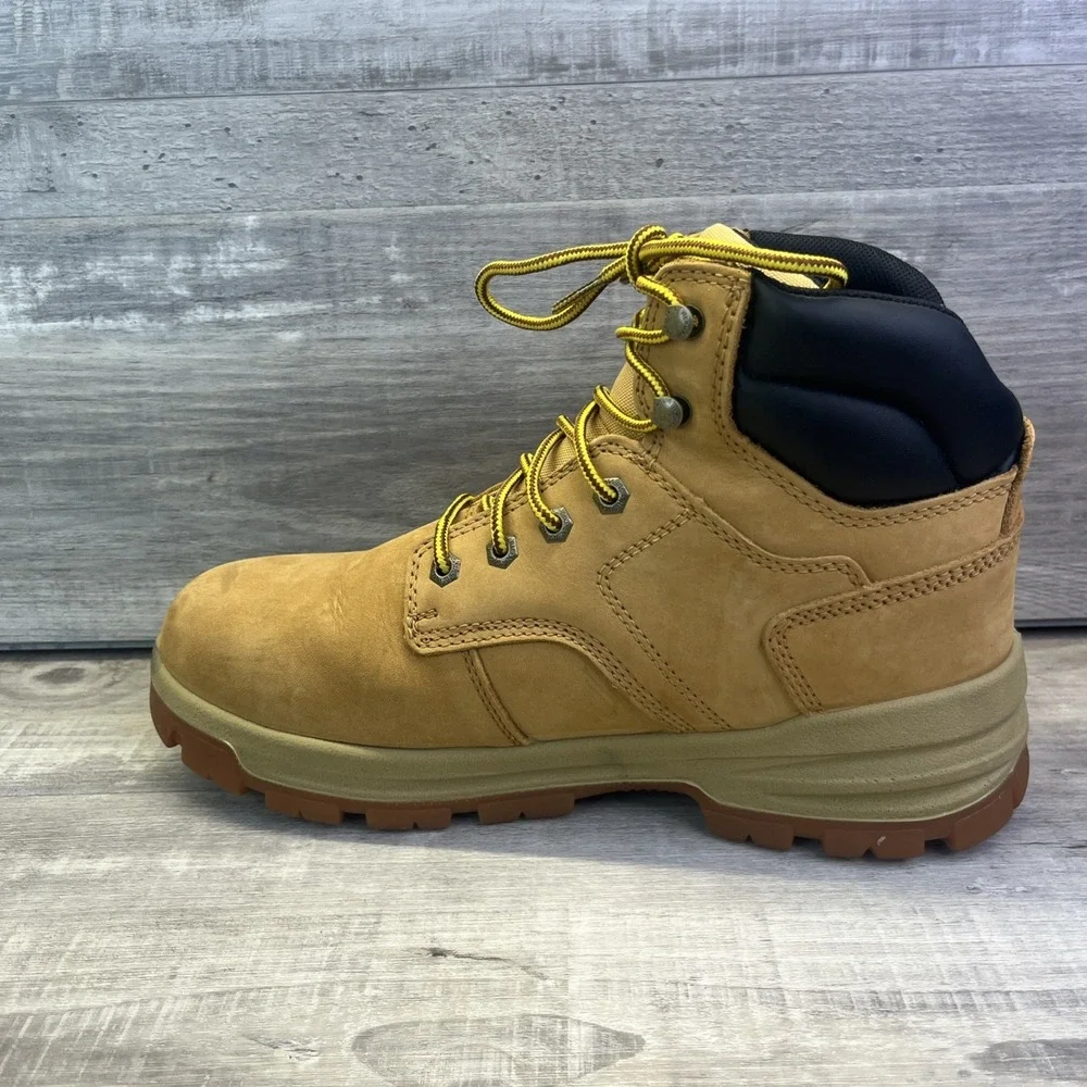 Herman Survivors Mens  10W Work Boots ASTM F2413-18 Steel Toe Leather Tan Black